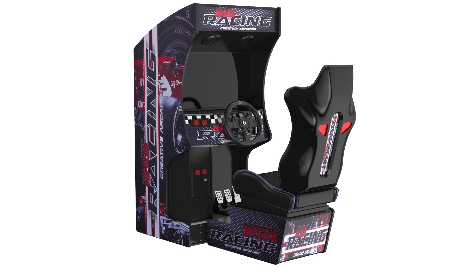 Racing Arcade Game3Dモデル - TurboSquid 1984598