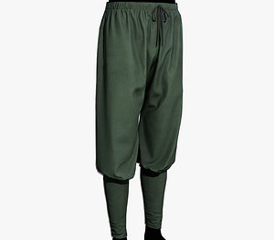 Green Medieval Pants