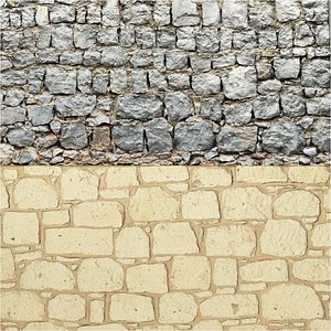 Stone Walls with Real Textures Collection V1