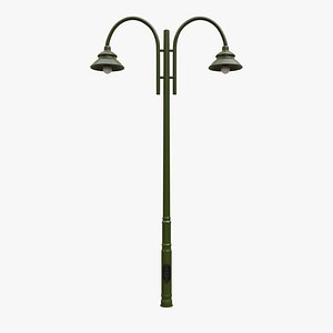 Street Lamp Double V2 3D model