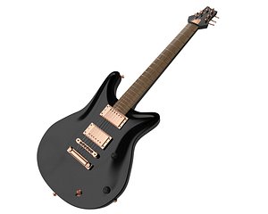 electric guitar obj