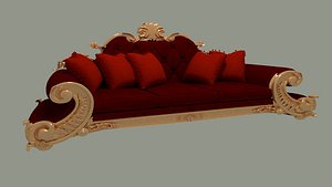 3D classic sofa model