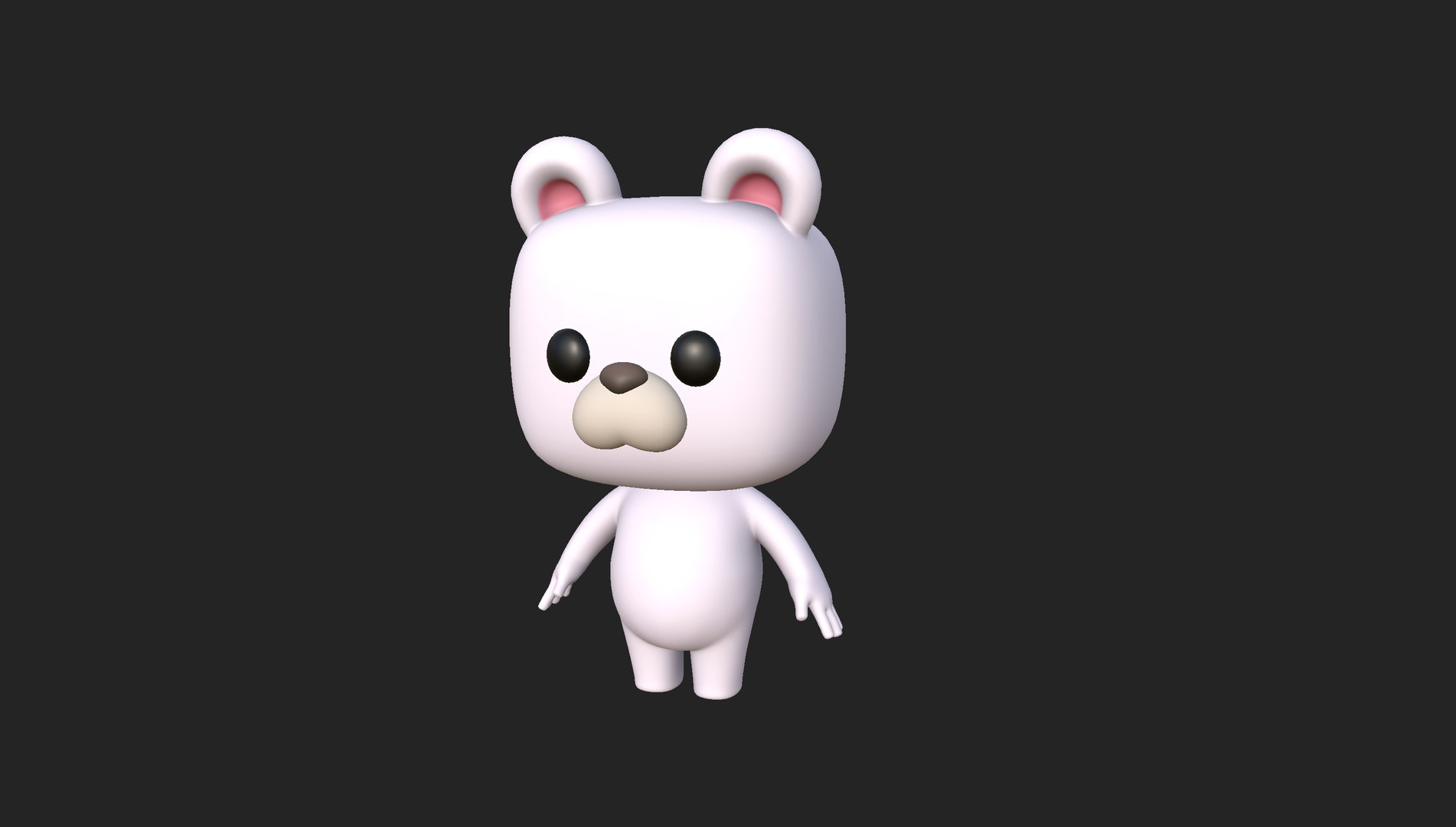 3D Cartoon Polar Bear model https://p.turbosquid.com/ts-thumb/Gp/Wz04tb/Ty/xxx_adobesubstance3dpaintersteameditions1/jpg/1671352158/1920x1080/fit_q87/5ab8ac61dda4b0ff4cc61fbd52c2c43cfbbed8ee/xxx_adobesubstance3dpaintersteameditions1.jpg