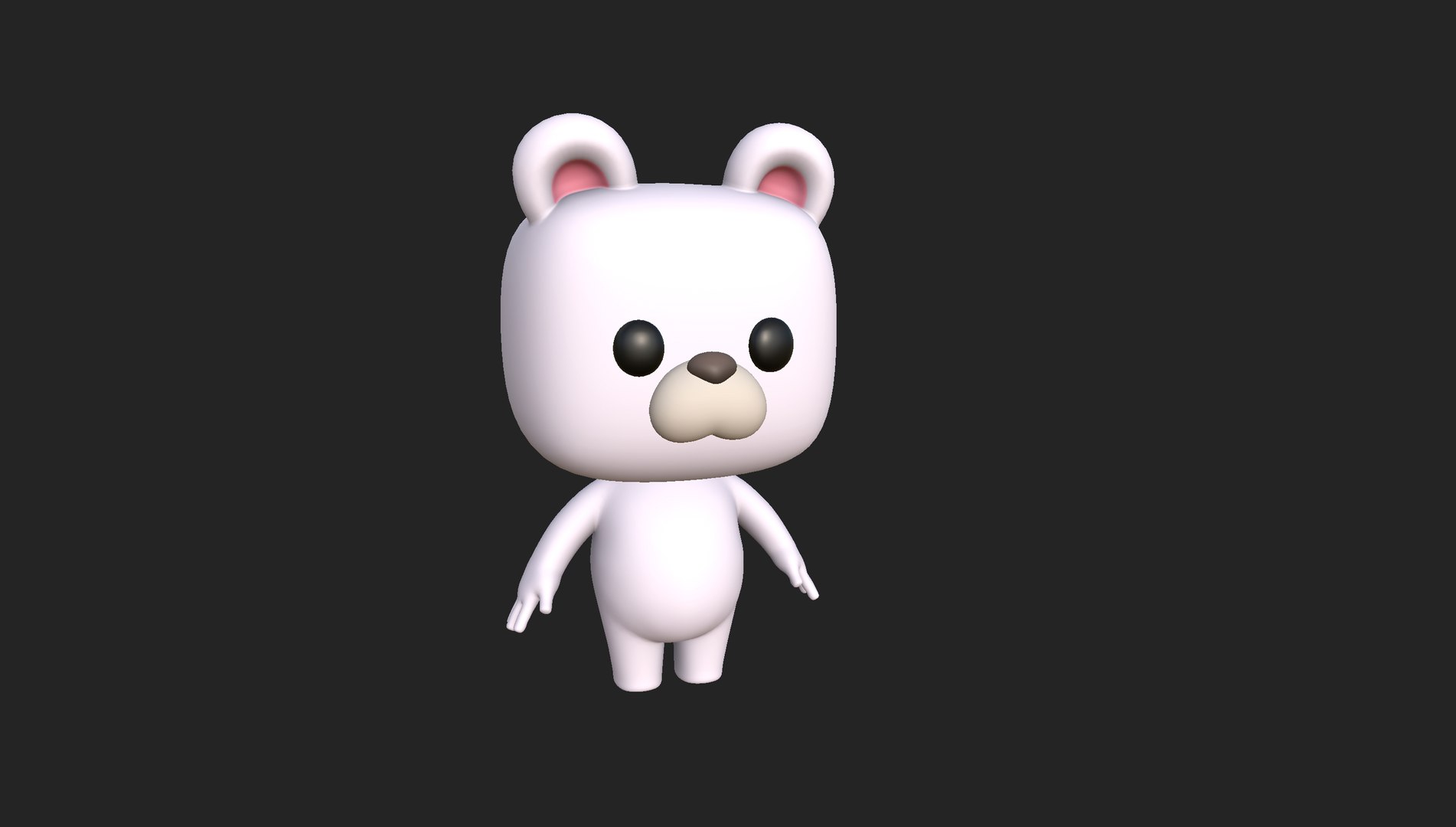 3D Cartoon Polar Bear model https://p.turbosquid.com/ts-thumb/Gp/Wz04tb/Vr/xxx_adobesubstance3dpaintersteameditions3/jpg/1671352156/1920x1080/fit_q87/6883738894c1aa4405b9bc51267aaa9644bd4eaa/xxx_adobesubstance3dpaintersteameditions3.jpg