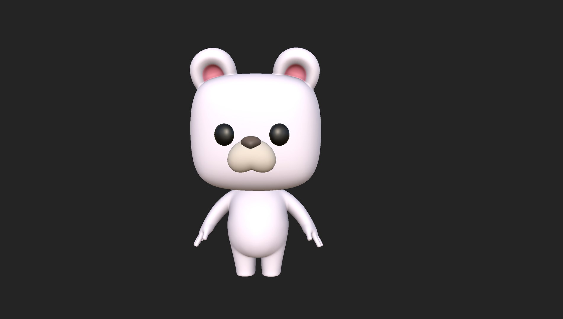 3D Cartoon Polar Bear model https://p.turbosquid.com/ts-thumb/Gp/Wz04tb/ev/xxx_adobesubstance3dpaintersteameditions2/jpg/1671352156/1920x1080/fit_q87/13bfecf28ab76e4e9777c7a78e417710392cd034/xxx_adobesubstance3dpaintersteameditions2.jpg