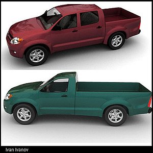 toyota hilux 3d model
