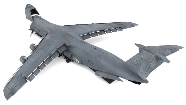 Lockheed c-5 galaxy aircraft model - TurboSquid 1460724