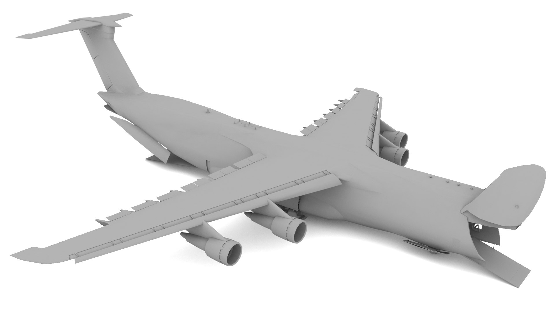 Lockheed C5 Galaxy Aircraft Model TurboSquid 1460724