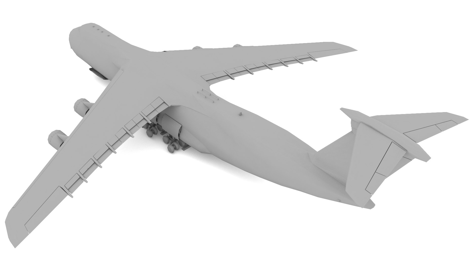 Lockheed C5 Galaxy Aircraft Model TurboSquid 1460724