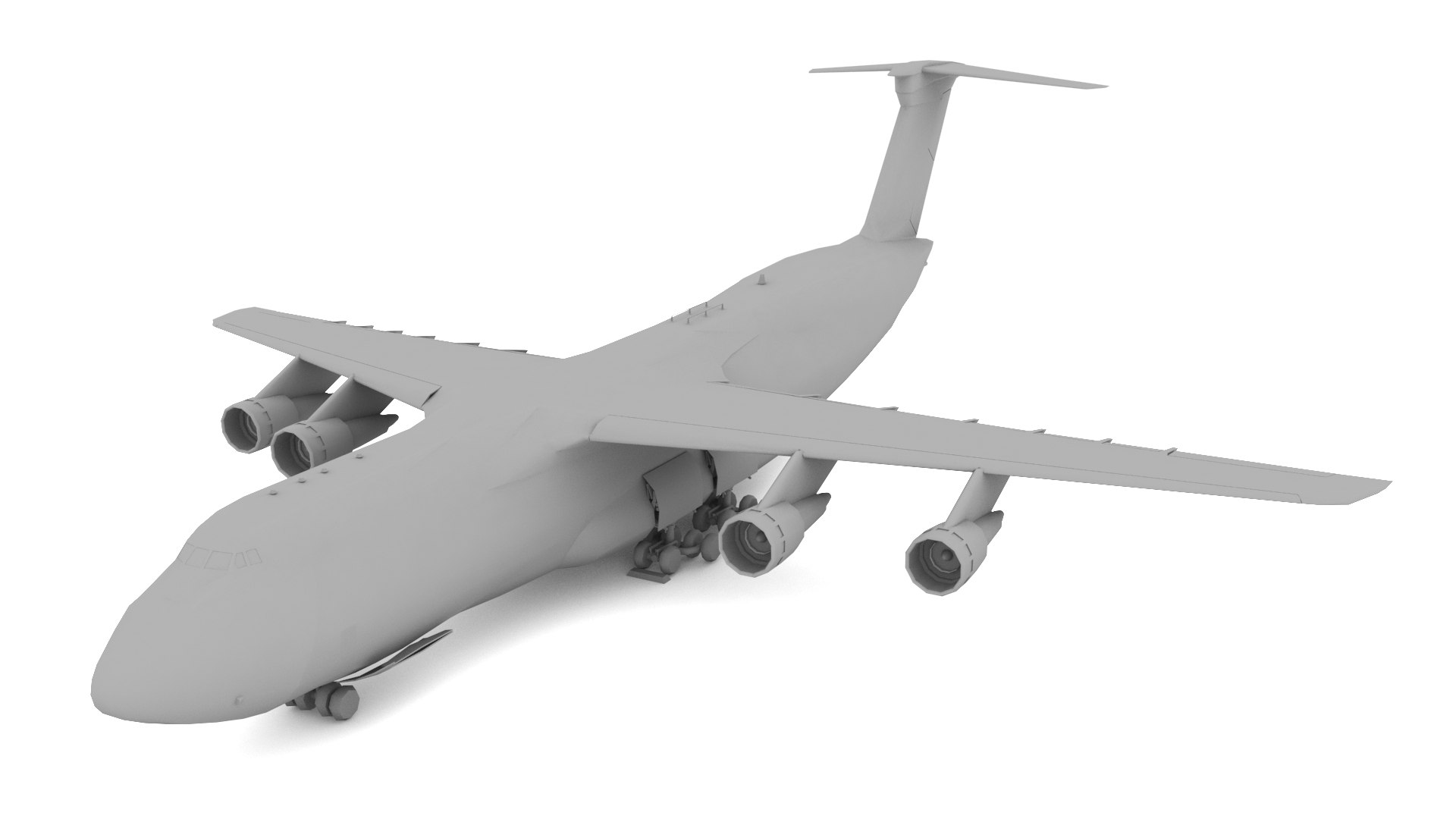 Lockheed C5 Galaxy Aircraft Model TurboSquid 1460724