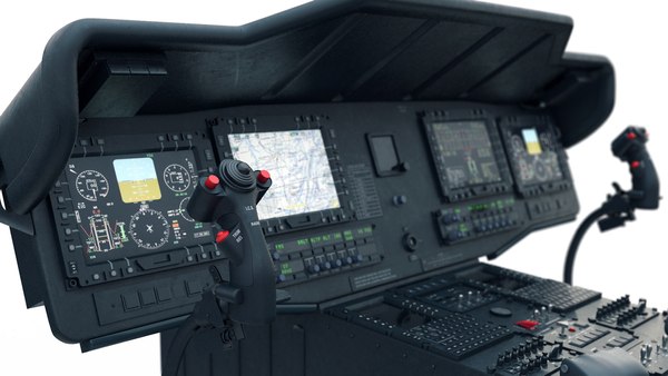 modelo 3d Panel de control digital UH 60M - TurboSquid 2172490