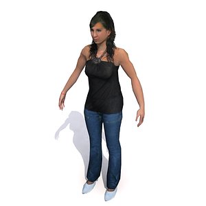 3ds max human character female