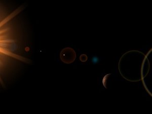 earth mars sun 3d model