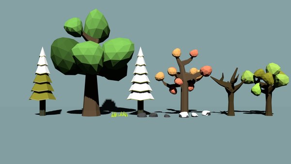 3D TreesLowpolySale