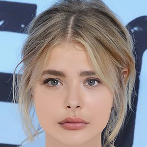 Chloe Grace Moretz Head - Low Poly Head for Game - No Hair 3D model