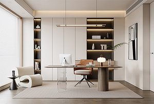 modern office 3D model