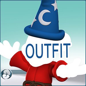 Fantasia Mickey"s Wizardly OUTFIT (Outfit Only Purchase)