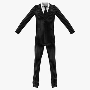 man business suit 3d model