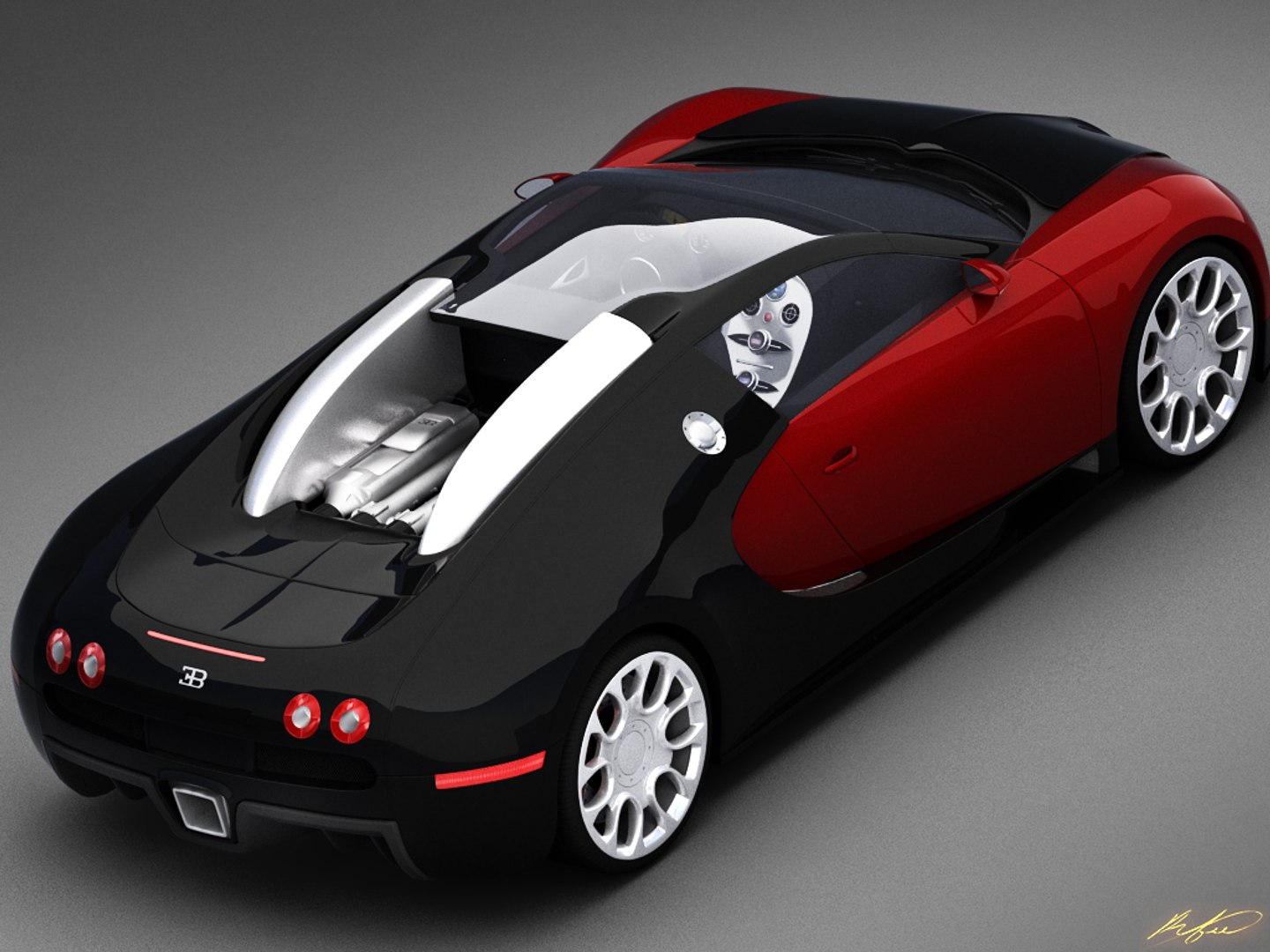 bugatti veyron 3d max