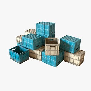3D Plastic Crates
