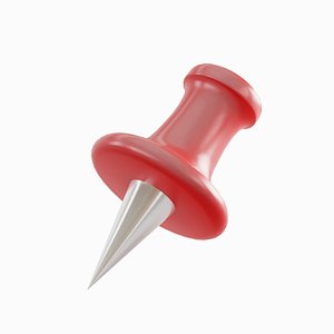 3D Pushpin 06 model