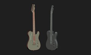 Telecaster guitar 3D model