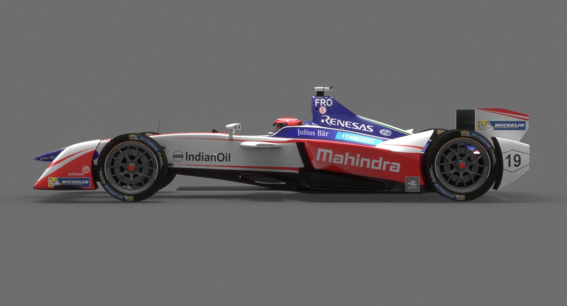 3D Mahindra Racing Formula E - TurboSquid 1231457