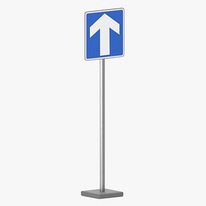 Road Sign One Way Traffic