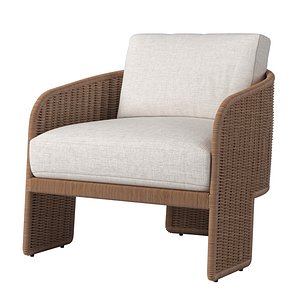 RH LA PAZ CHAIR 3D model
