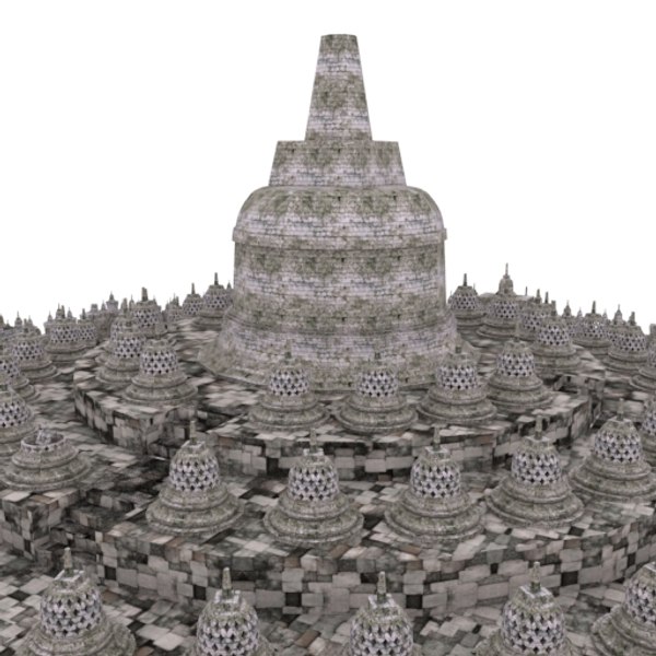 modelo 3d Templo de borobudur - TurboSquid 1207160