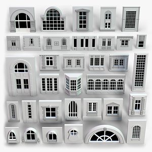 Building Facade Collection 4 - 34 pieces
