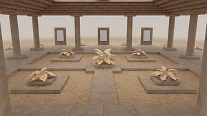 Art Gallery 04 - Metaverse - Desert 3D model