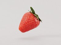 Strawberry fruit 3d model