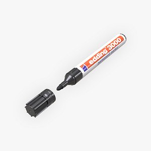 Edding marker pen 3D model