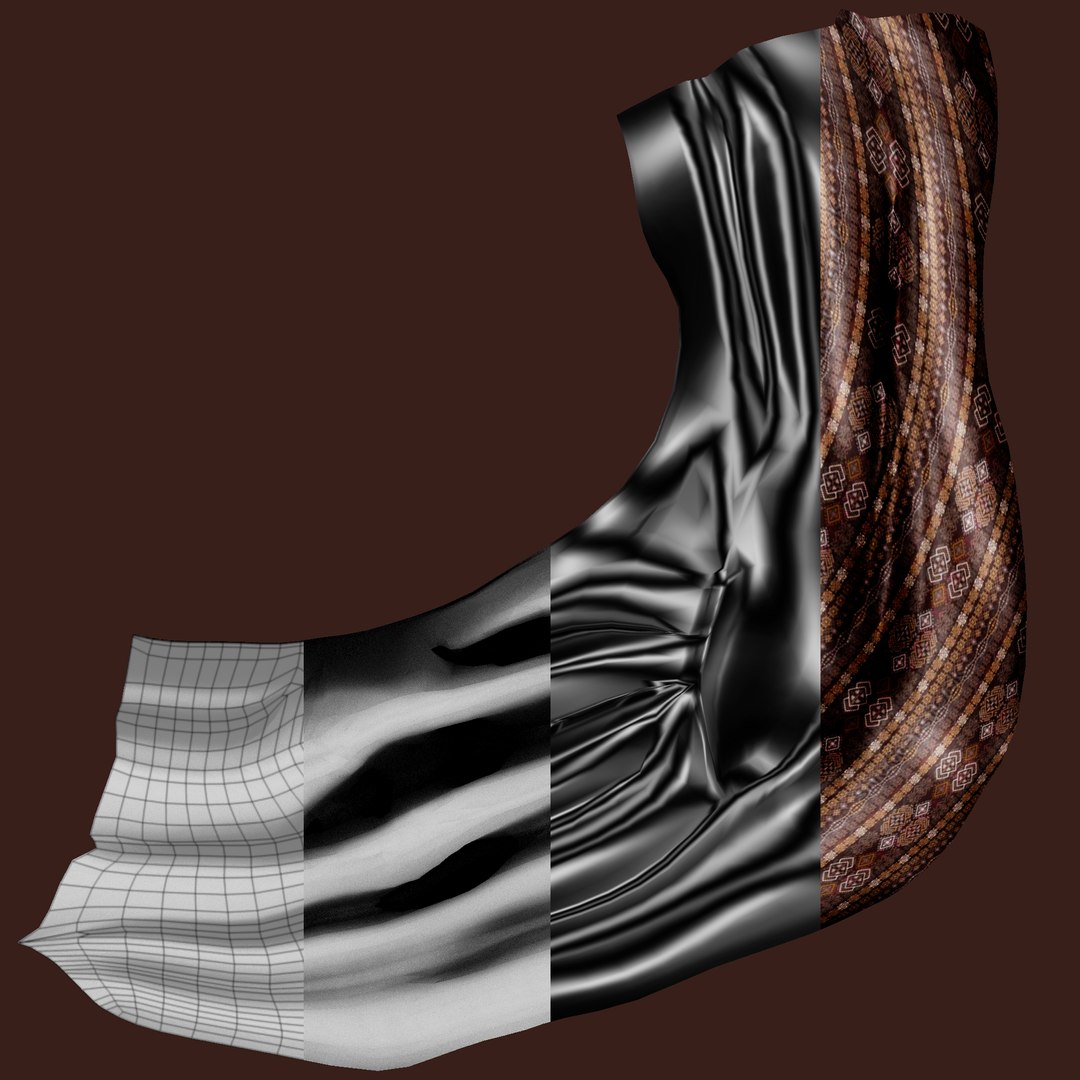 3D Dress Scarf - TurboSquid 1444265