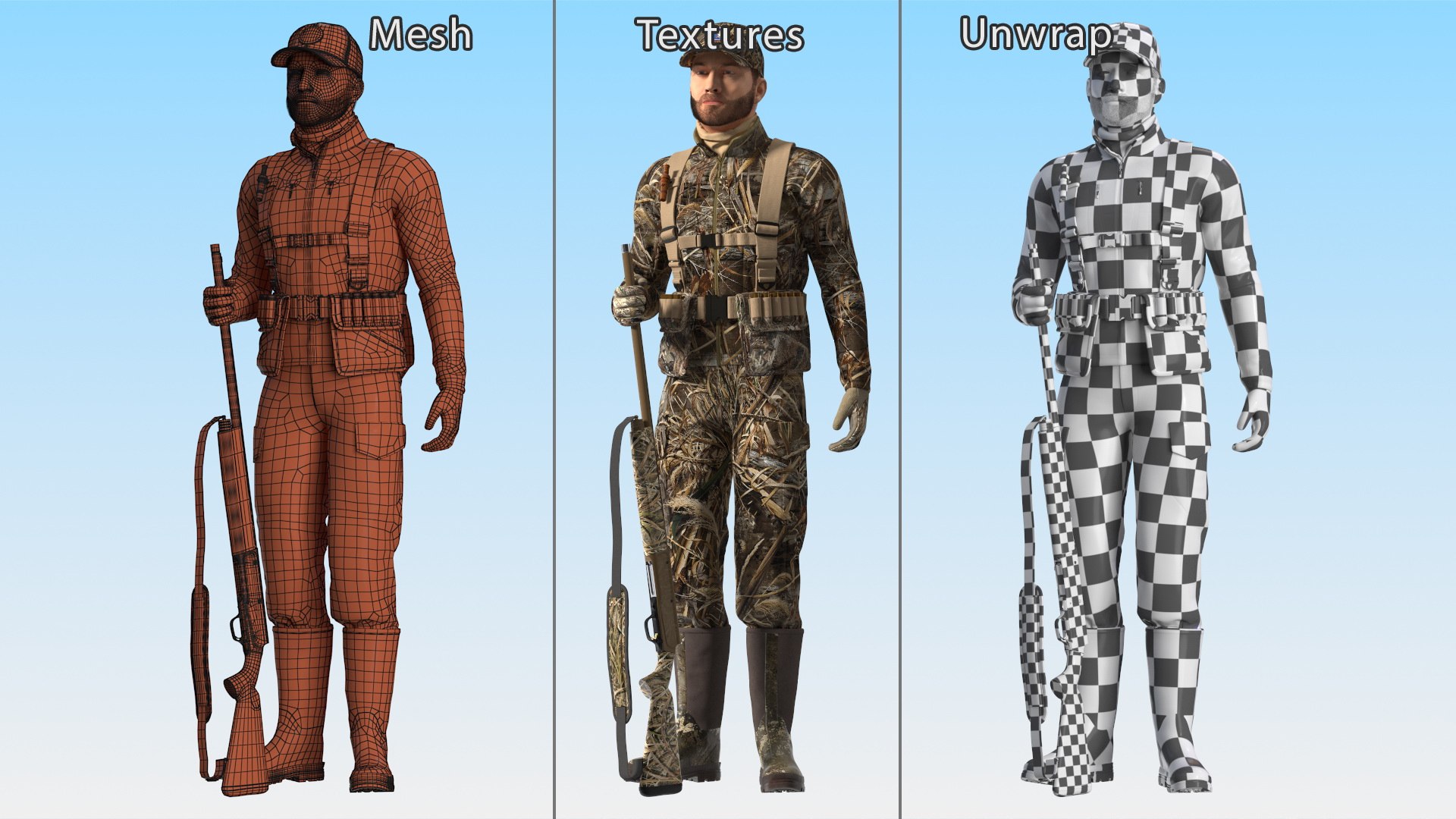 3D Man On Duck Hunt Standing in Grass Camo Fur https://p.turbosquid.com/ts-thumb/Gq/ExBk24/ue/manonduckhuntstandingingrasscamofurvray3dmodel018/jpg/1663280150/1920x1080/fit_q87/4b86cb04bb571f8f359bd1389691b356f87e766b/manonduckhuntstandingingrasscamofurvray3dmodel018.jpg