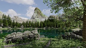 forest scenes 3D model
