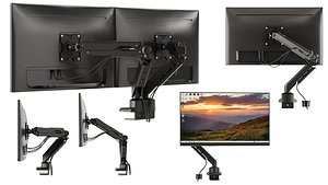 3D Samsung Monitors and ONKRON Brackets 3D model