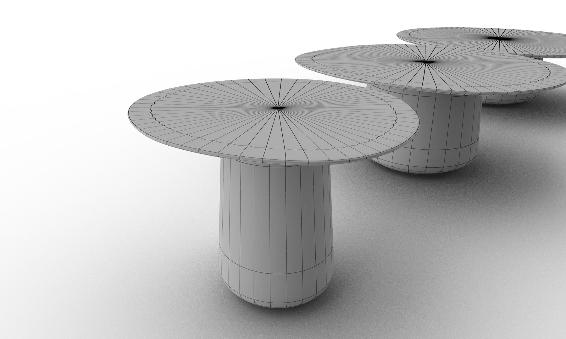 3D Holly Hunt Satellite Tables - TurboSquid 1592186