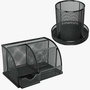 Two Wired Office Organizer