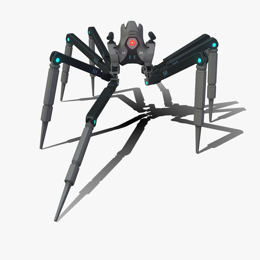 modelo 3d spider bot v3 manipulado y animado - TurboSquid 2166065