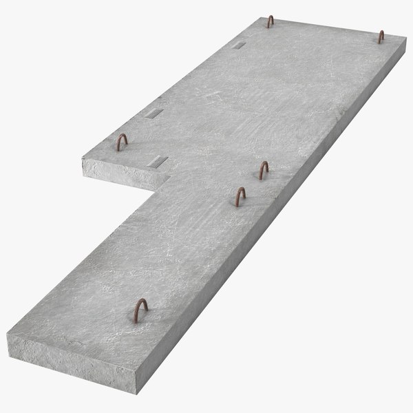 floor concrete panel 3D model