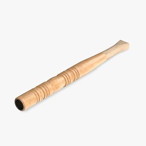3D model Handmade Cigarette Holder Long Light