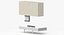 Mueble de Pared con escritorio 02 Limpio y Vestido