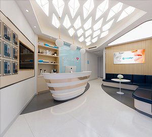 3D Dental Office Reception Area model