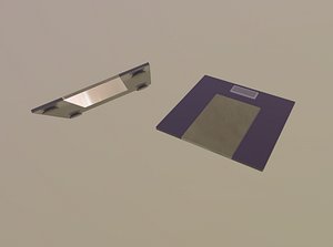 electronic scale 3D model