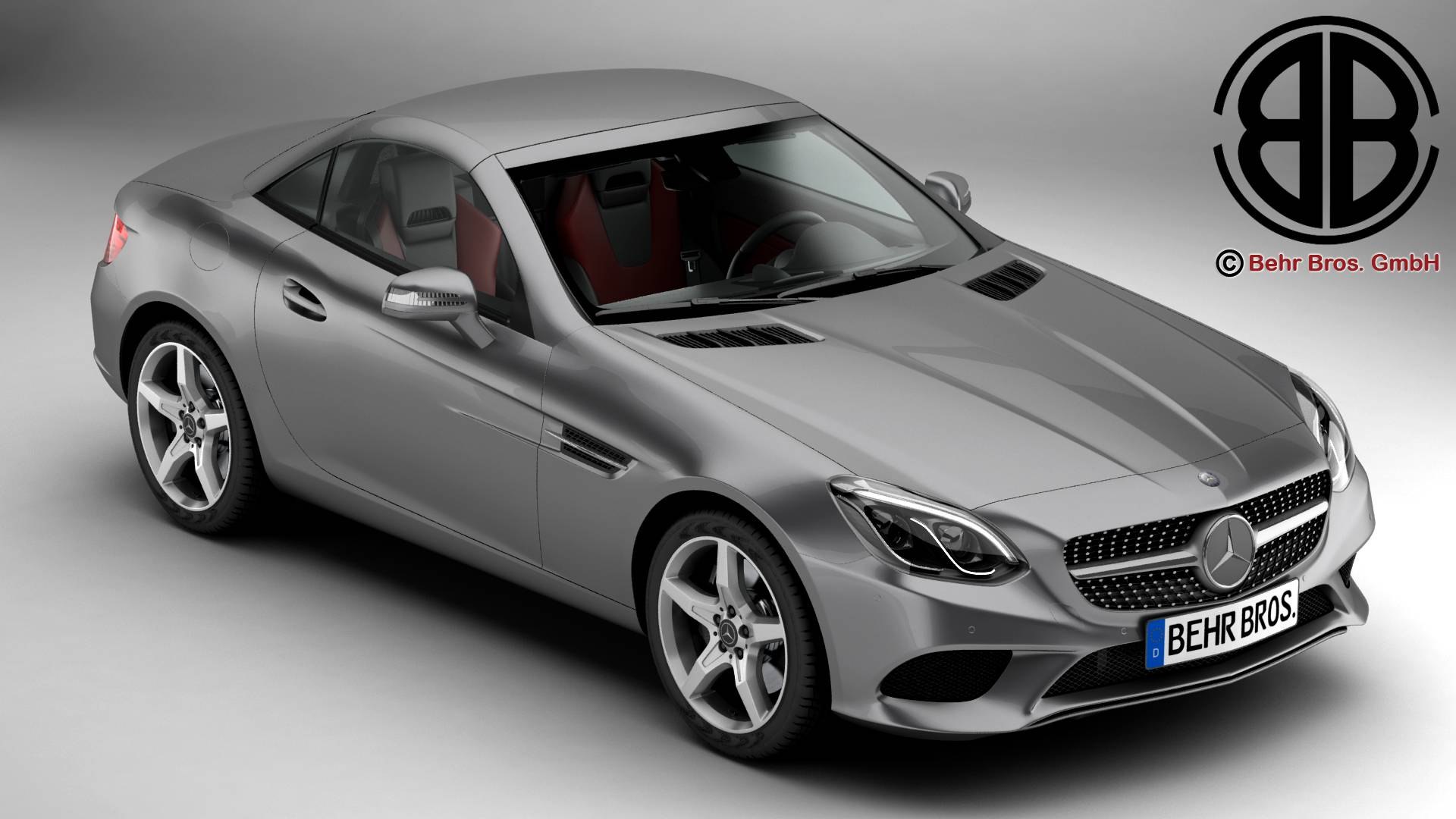 3d mercedes slc 2017 model
