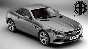 3d mercedes slc 2017 model