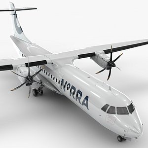 3D model ATR 72 Nordic Regional Airlines L1768