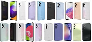 Samsung Galaxy A52 A52S A53 5G And A54 3D model